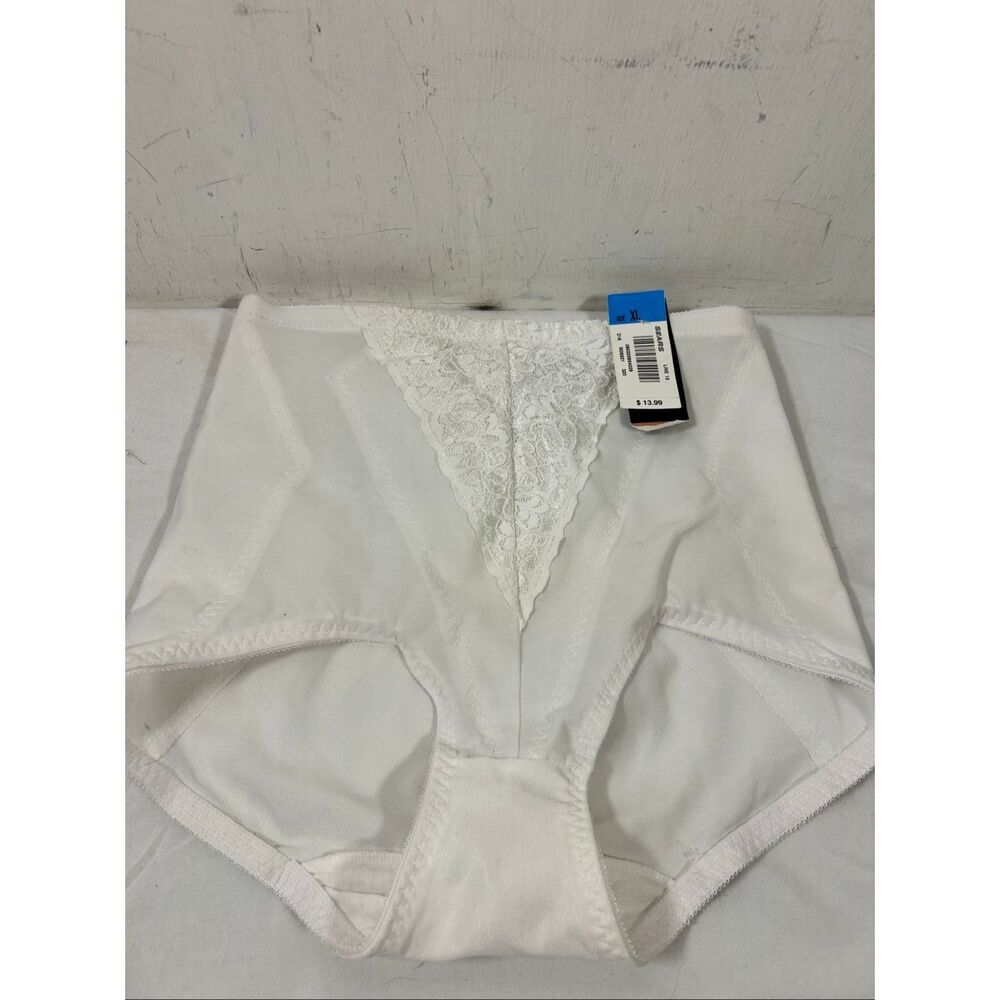 Sears XL white shaper brief‎ panties new